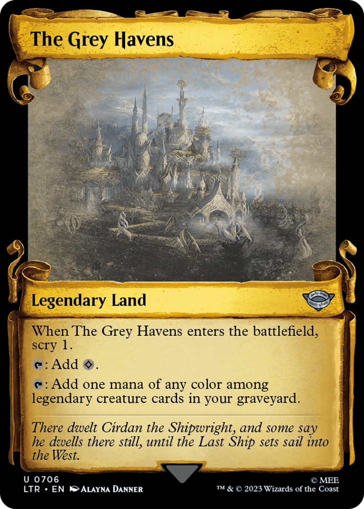 The Grey Havens [The Lord of the Rings: Tales of Middle-Earth Showcase Scrolls] | Gate City Games LLC