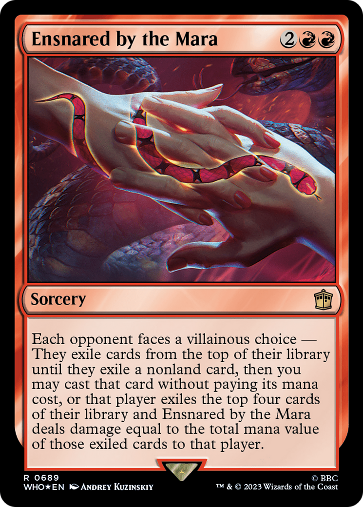 Ensnared by the Mara (Surge Foil) [Doctor Who] | Gate City Games LLC