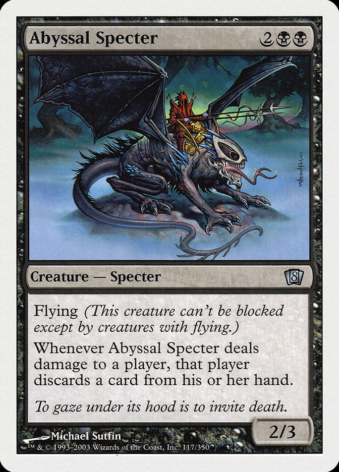 Abyssal Specter [Eighth Edition] | Gate City Games LLC