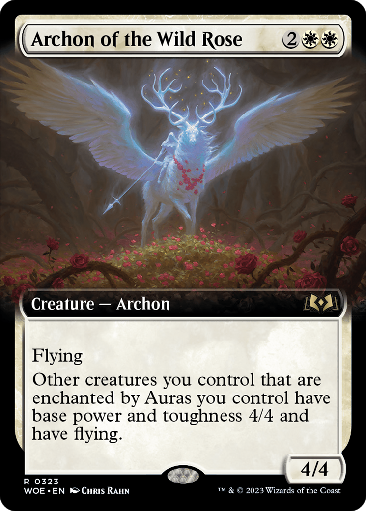 Archon of the Wild Rose (Extended Art) [Wilds of Eldraine] | Gate City Games LLC