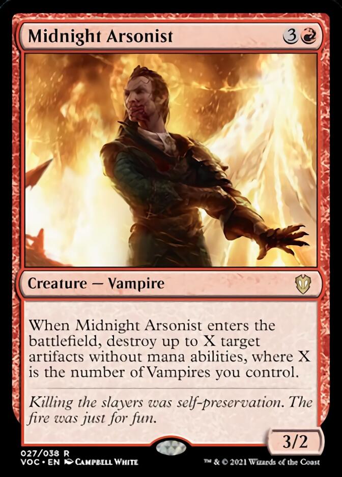 Midnight Arsonist [Innistrad: Crimson Vow Commander] | Gate City Games LLC