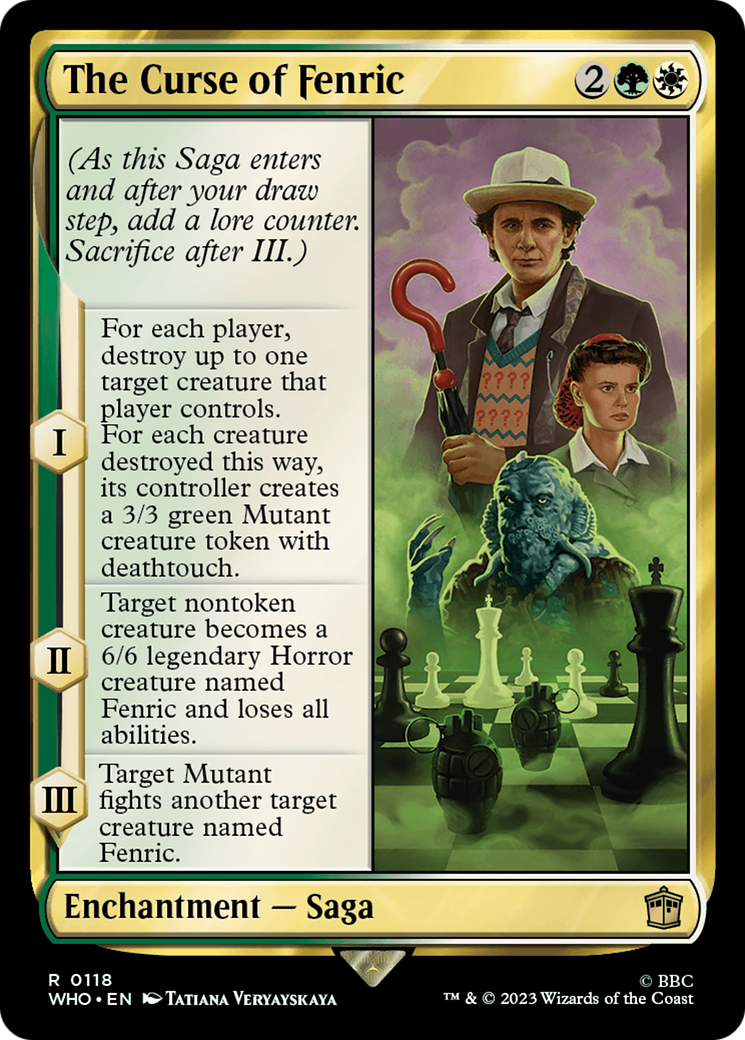 The Curse of Fenric [Doctor Who] | Gate City Games LLC