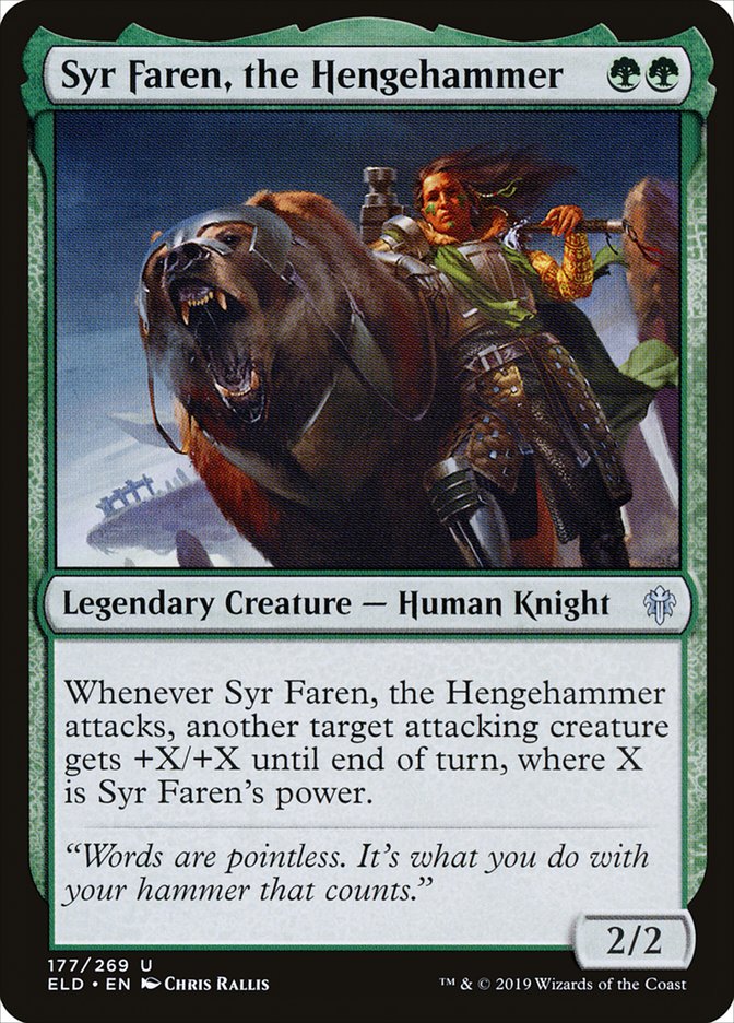 Syr Faren, the Hengehammer [Throne of Eldraine] | Gate City Games LLC