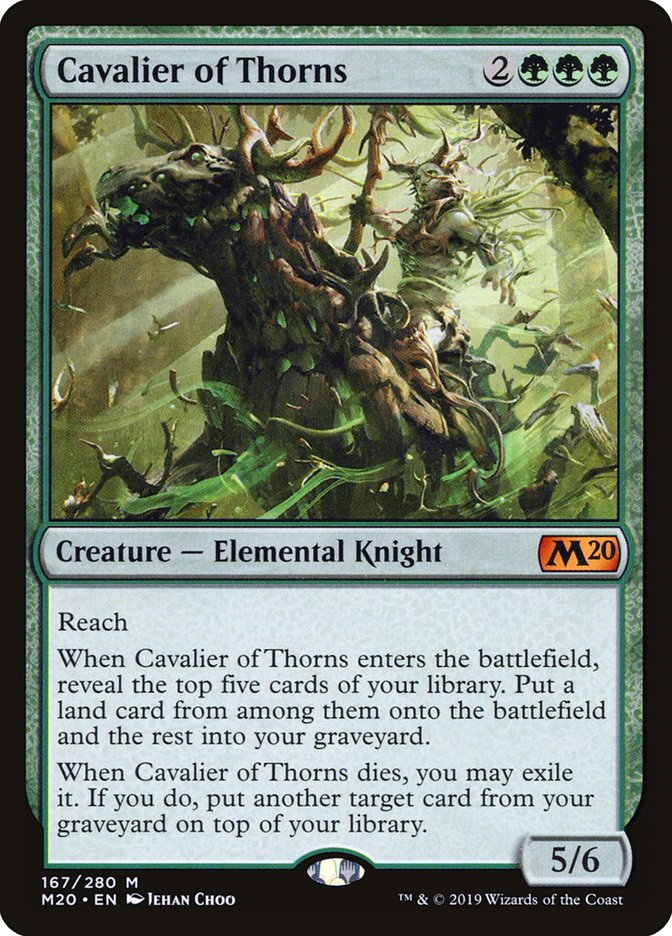 Cavalier of Thorns [Core Set 2020] | Gate City Games LLC