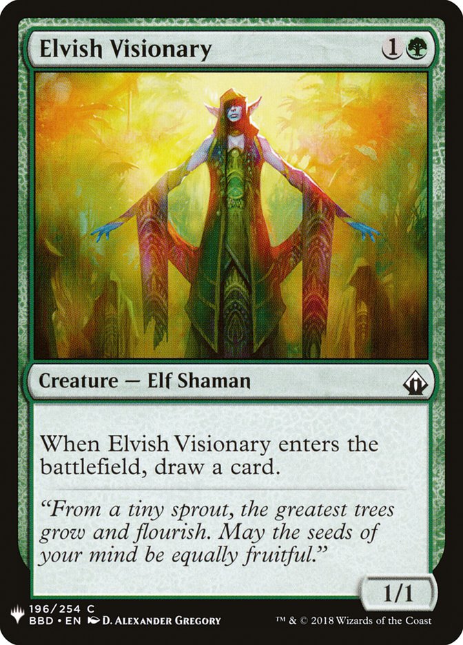 Elvish Visionary [Mystery Booster] | Gate City Games LLC