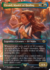 Elrond, Master of Healing (Borderless Alternate Art) [The Lord of the Rings: Tales of Middle-Earth] | Gate City Games LLC