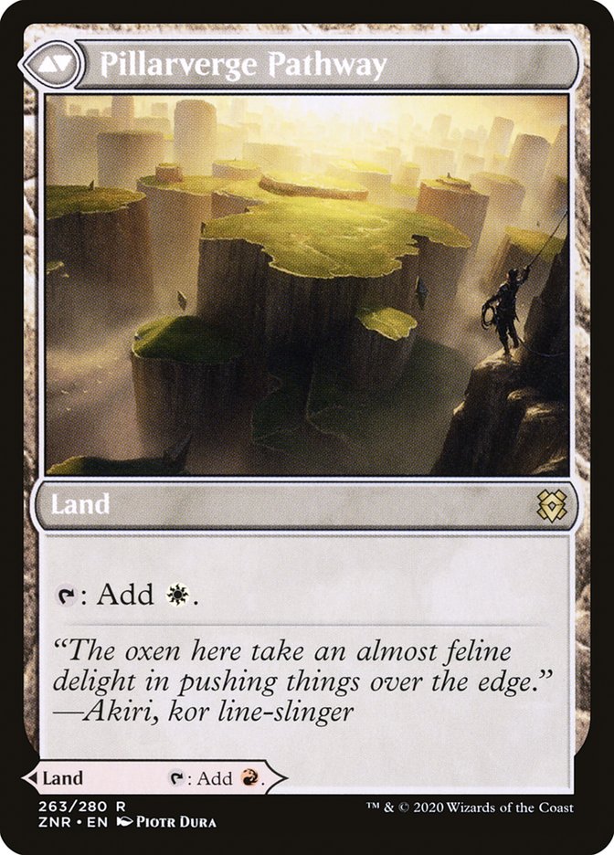 Needleverge Pathway // Pillarverge Pathway [Zendikar Rising] | Gate City Games LLC