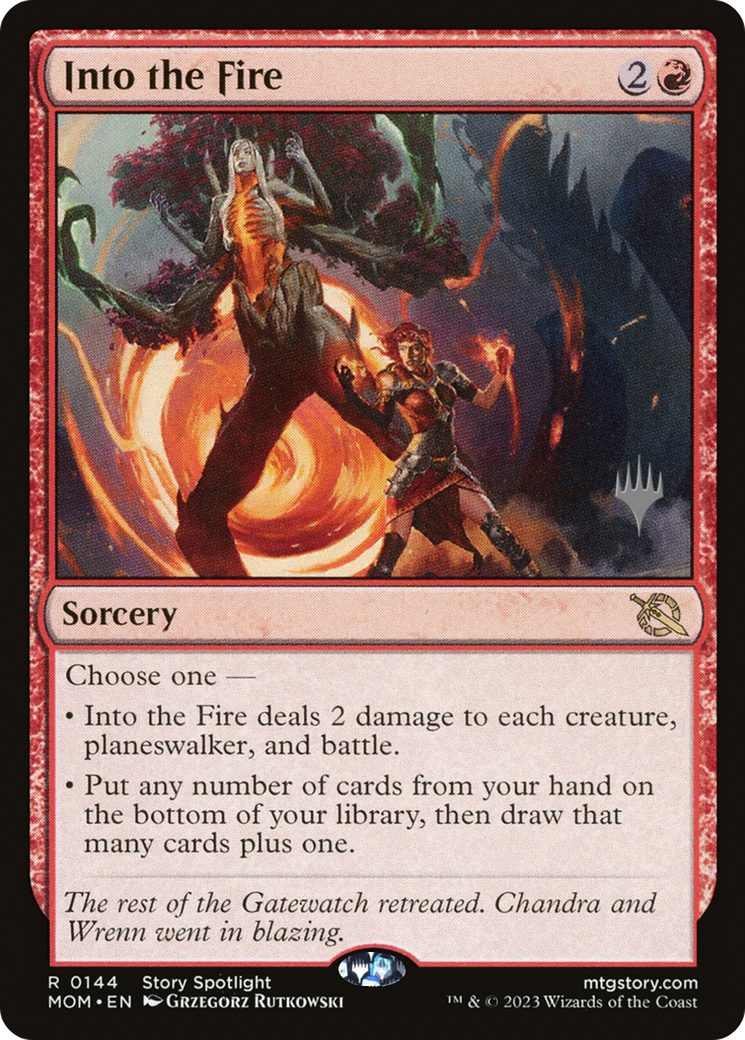 Into the Fire (Promo Pack) [March of the Machine Promos] | Gate City Games LLC