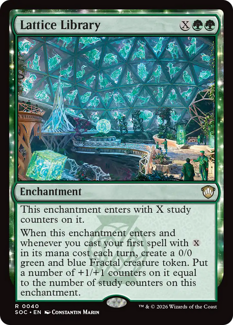 Lattice Library [Secrets of Strixhaven Commander] | Gate City Games LLC