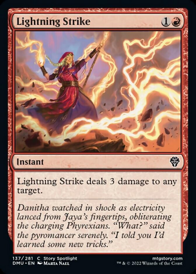 Lightning Strike [Dominaria United] | Gate City Games LLC