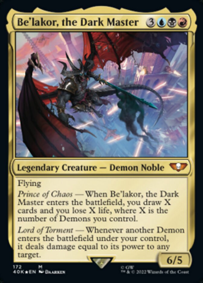 Be'lakor, the Dark Master [Warhammer 40,000] | Gate City Games LLC