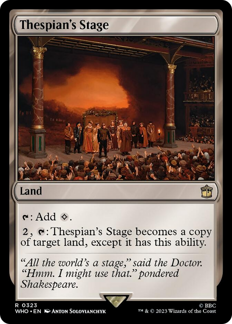 Thespian's Stage [Doctor Who] | Gate City Games LLC