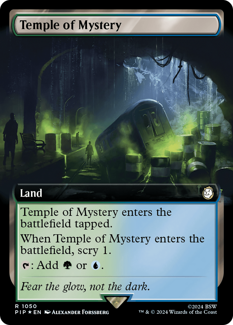 Temple of Mystery (Extended Art) (Surge Foil) [Fallout] | Gate City Games LLC