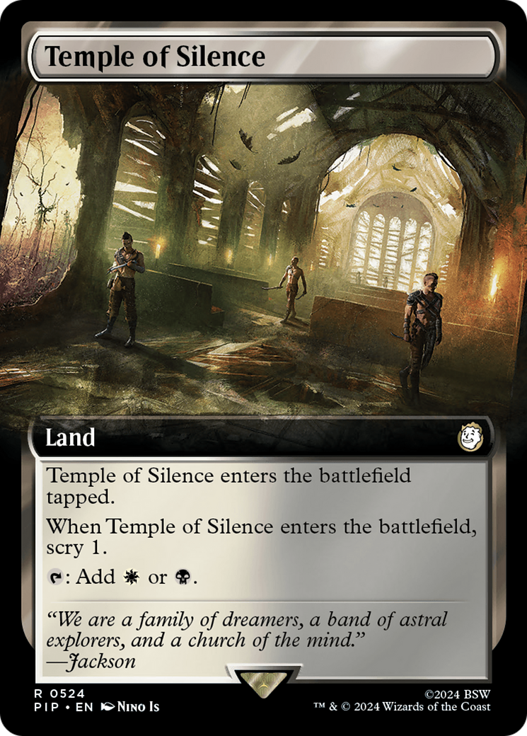 Temple of Silence (Extended Art) [Fallout] | Gate City Games LLC