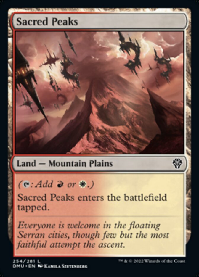 Sacred Peaks [Dominaria United] | Gate City Games LLC