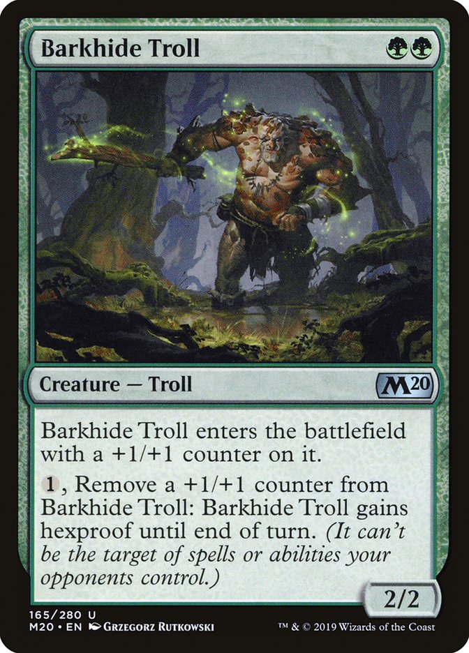 Barkhide Troll [Core Set 2020] | Gate City Games LLC
