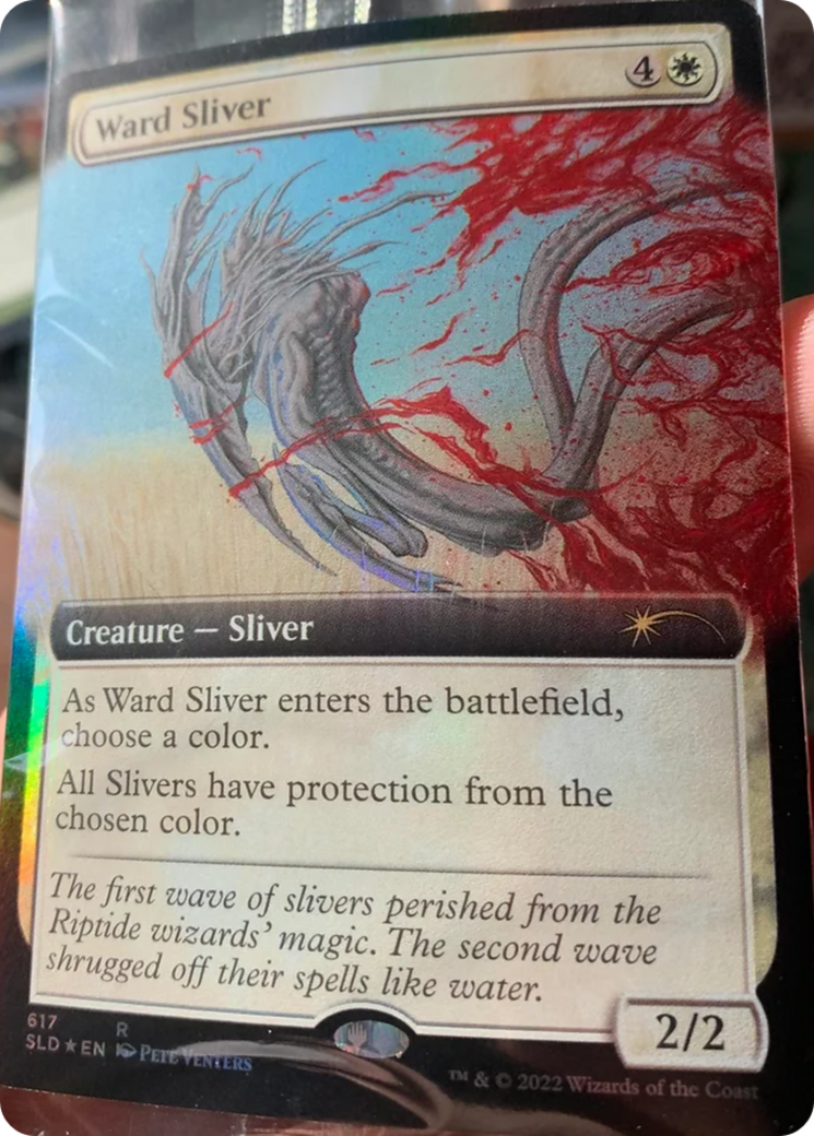 Ward Sliver (Extended Art) [Secret Lair Drop Promos] | Gate City Games LLC