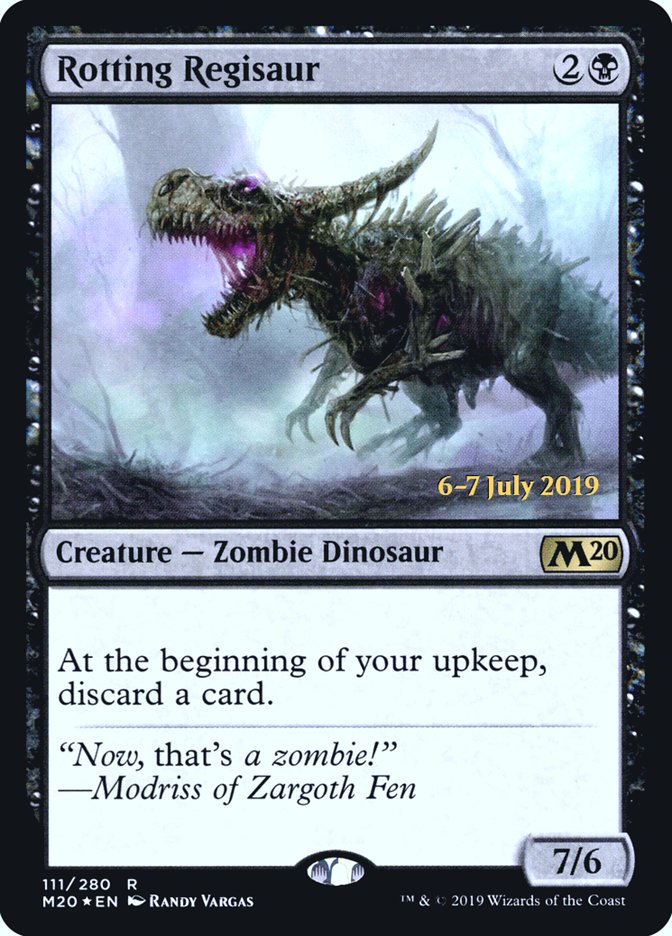 Rotting Regisaur [Core Set 2020 Prerelease Promos] | Gate City Games LLC