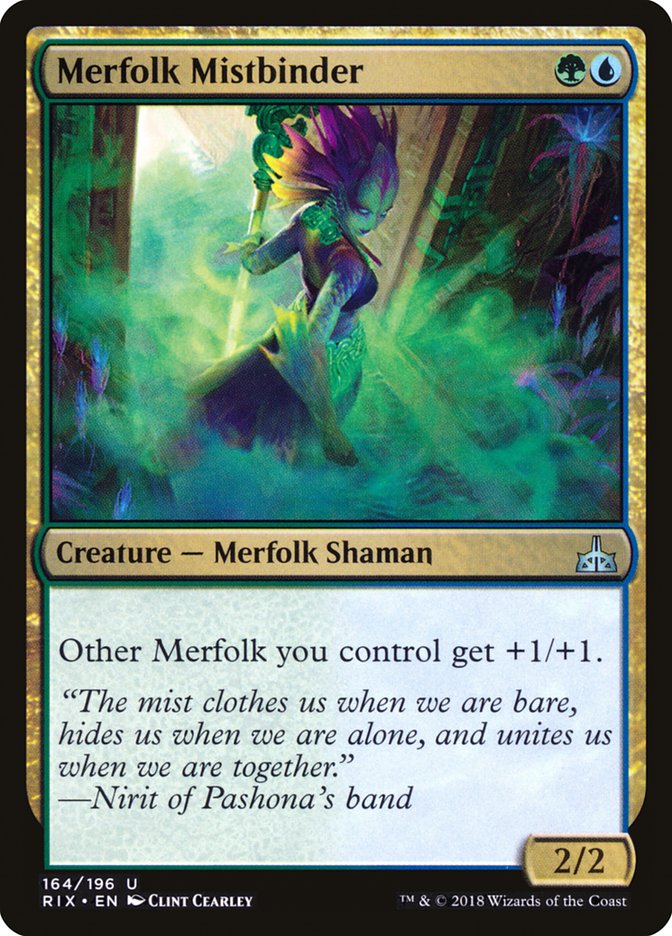 Merfolk Mistbinder [Rivals of Ixalan] | Gate City Games LLC