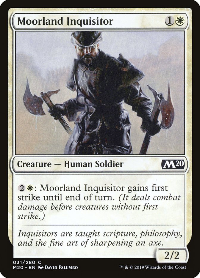 Moorland Inquisitor [Core Set 2020] | Gate City Games LLC