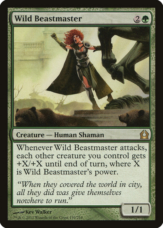 Wild Beastmaster [Return to Ravnica] | Gate City Games LLC