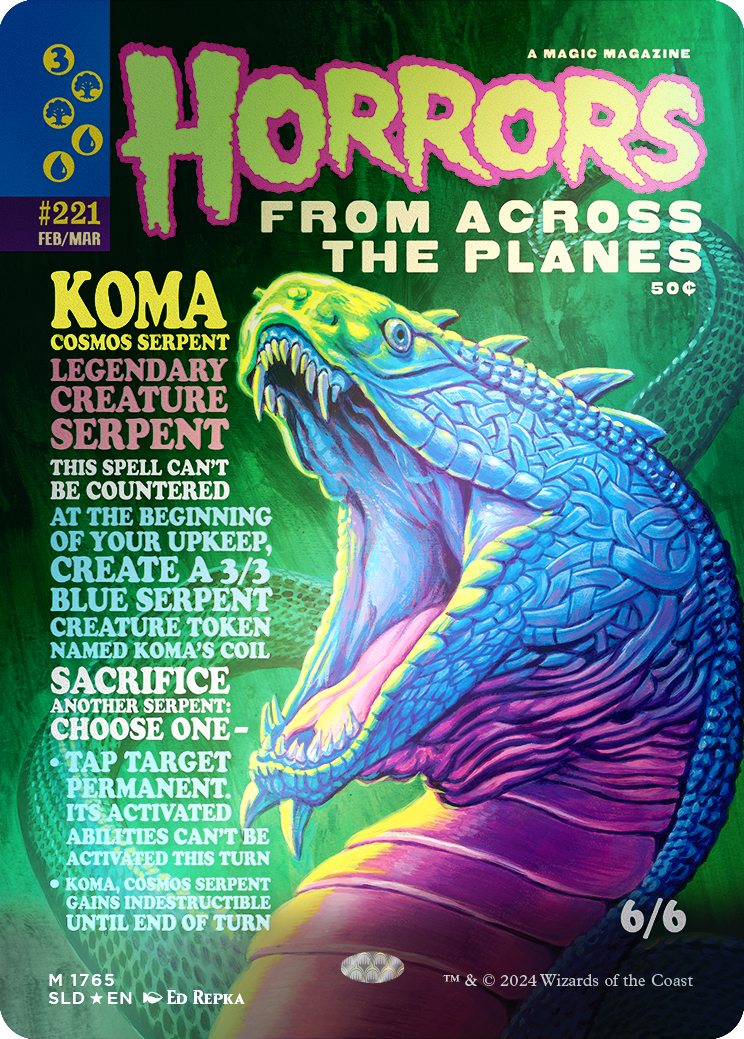 Koma, Cosmos Serpent (Rainbow Foil) [Secret Lair Drop Series] | Gate City Games LLC