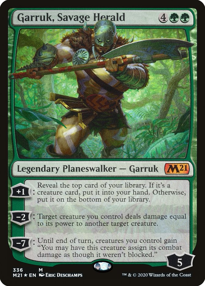 Garruk, Savage Herald [Core Set 2021] | Gate City Games LLC