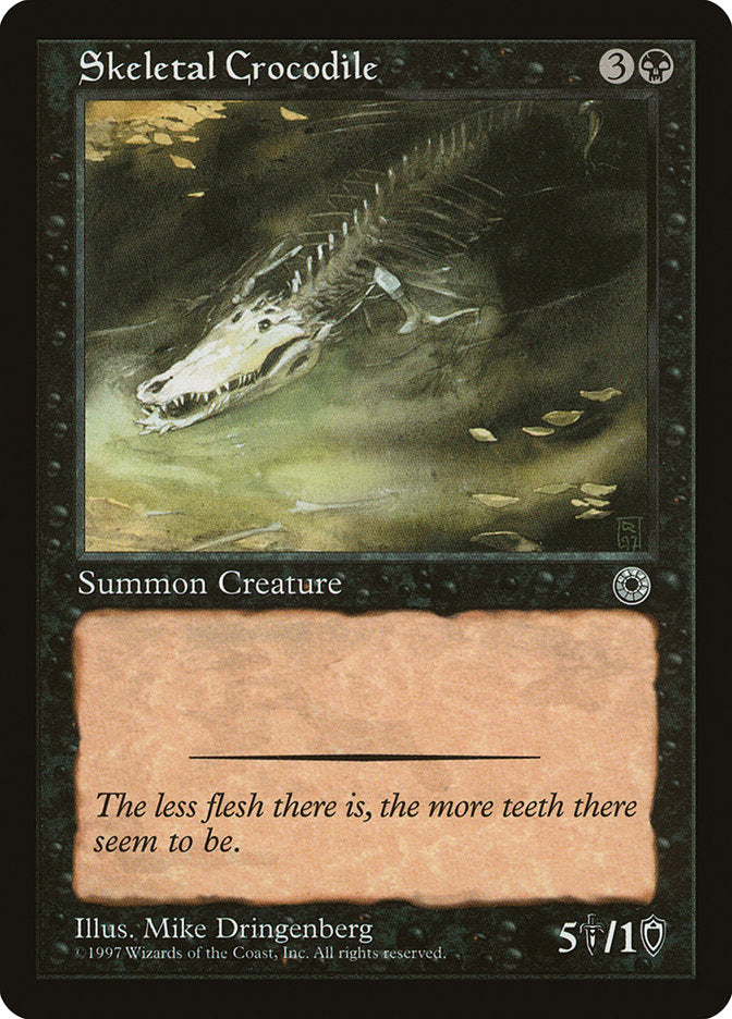 Skeletal Crocodile [Portal] | Gate City Games LLC