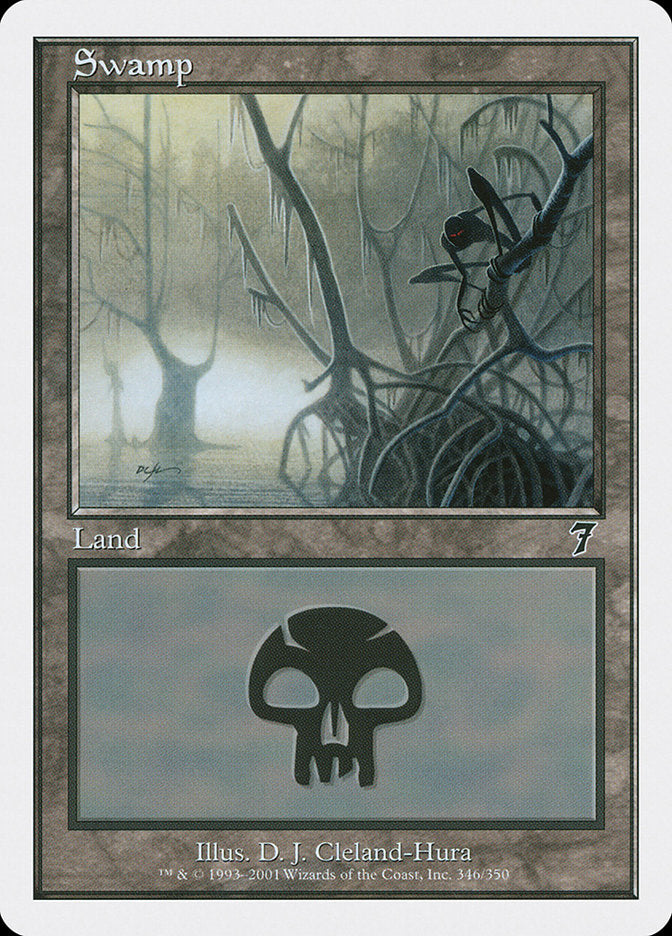 Swamp (346) [Seventh Edition] | Gate City Games LLC
