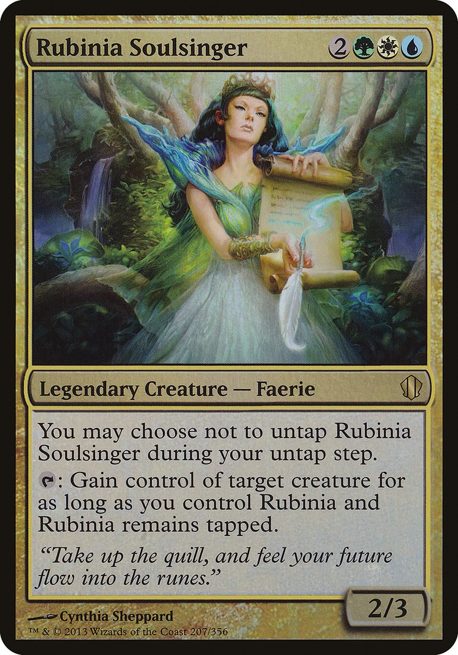 Rubinia Soulsinger (Oversized) [Commander 2013 Oversized] | Gate City Games LLC