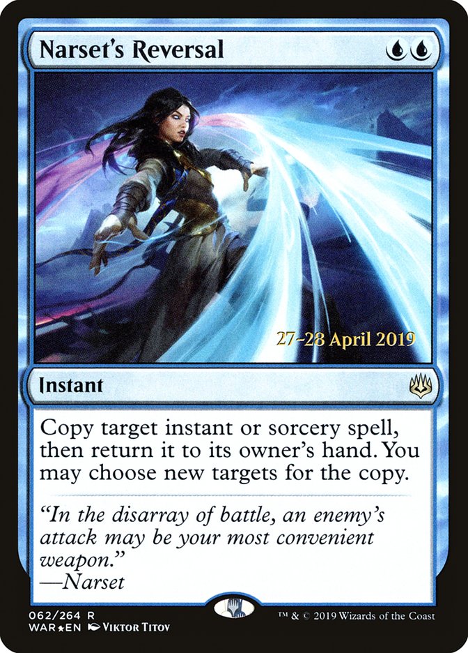 Narset's Reversal [War of the Spark Prerelease Promos] | Gate City Games LLC