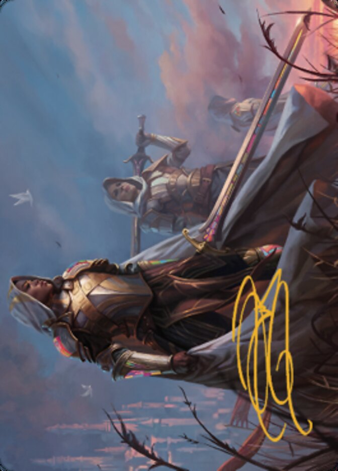 Danitha, Benalia's Hope Art Card (Gold-Stamped Signature) [Dominaria United Art Series] | Gate City Games LLC