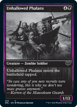 Unhallowed Phalanx [Innistrad: Double Feature] | Gate City Games LLC