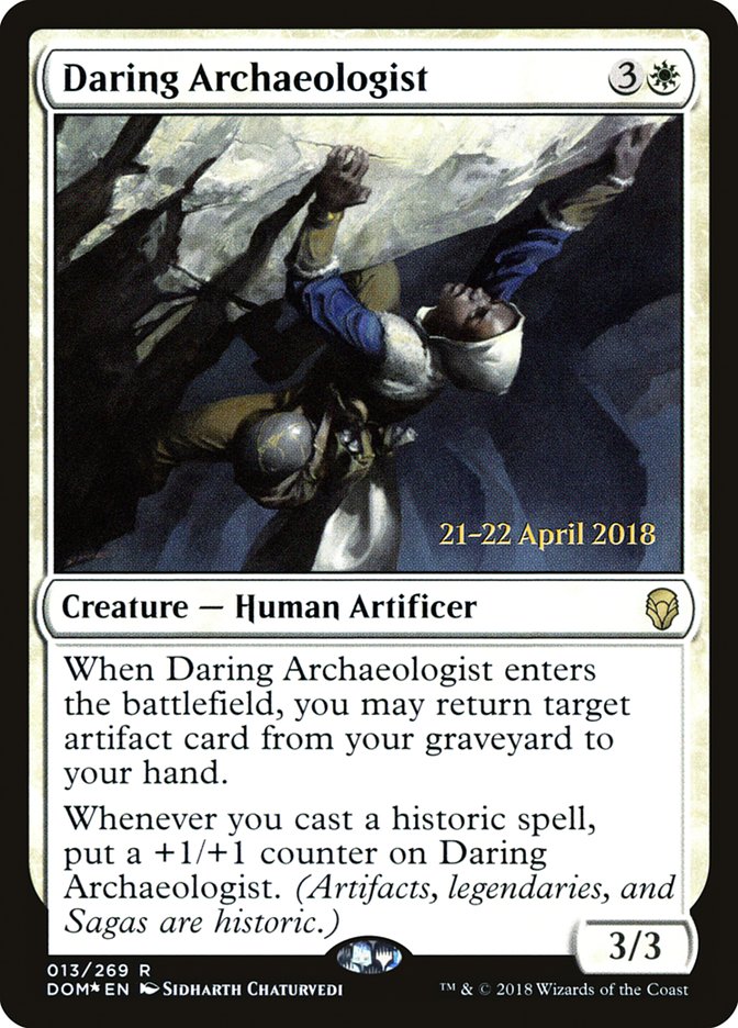 Daring Archaeologist [Dominaria Prerelease Promos] | Gate City Games LLC