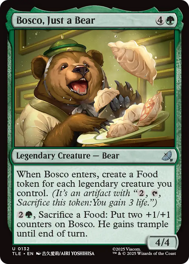 Bosco, Just a Bear [Avatar: The Last Airbender: Eternal-Legal] | Gate City Games LLC