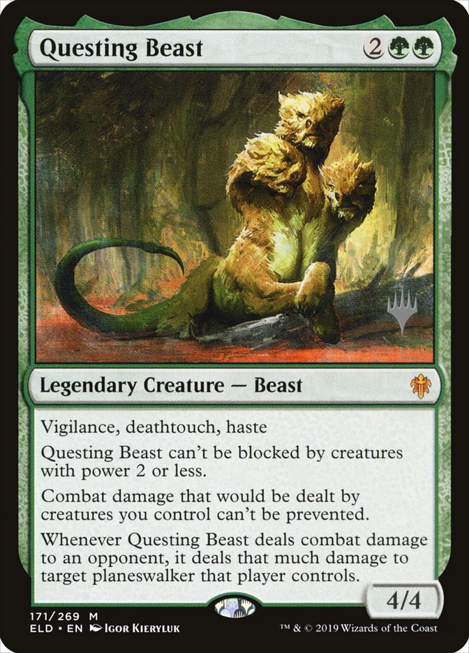 Questing Beast (Promo Pack) [Throne of Eldraine Promos] | Gate City Games LLC