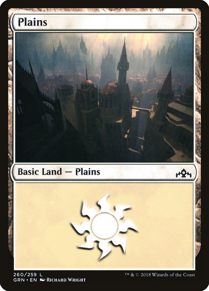 Plains (260) [Guilds of Ravnica] | Gate City Games LLC