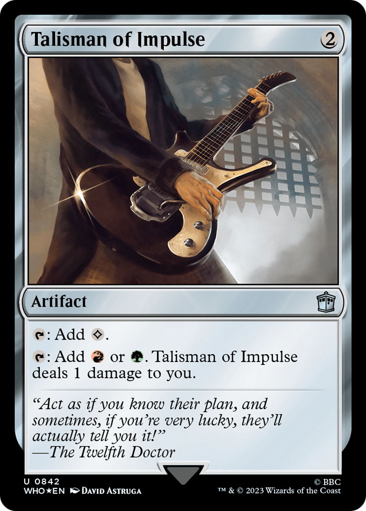 Talisman of Impulse (Surge Foil) [Doctor Who] | Gate City Games LLC