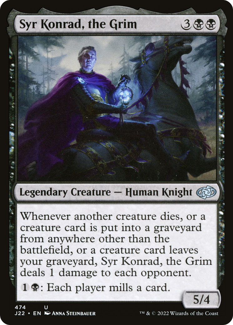 Syr Konrad, the Grim [Jumpstart 2022] | Gate City Games LLC