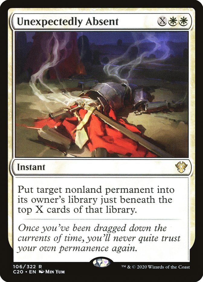 Unexpectedly Absent [Commander 2020] | Gate City Games LLC