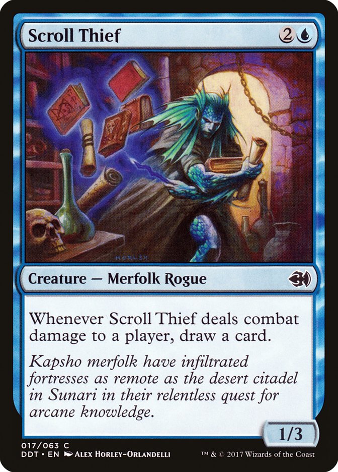 Scroll Thief [Duel Decks: Merfolk vs. Goblins] | Gate City Games LLC