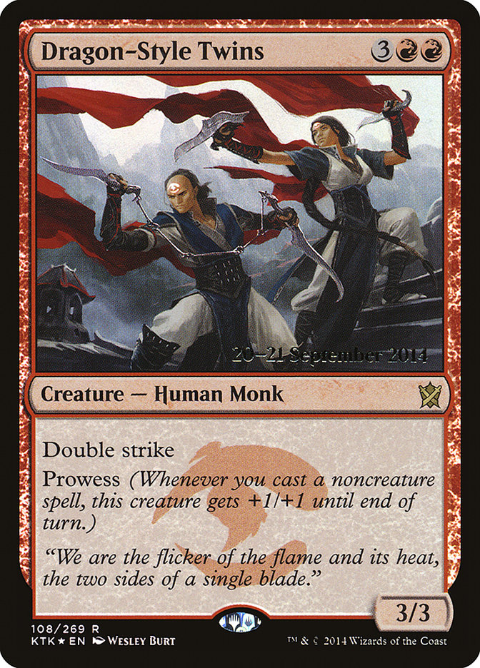 Dragon-Style Twins [Khans of Tarkir Prerelease Promos] | Gate City Games LLC