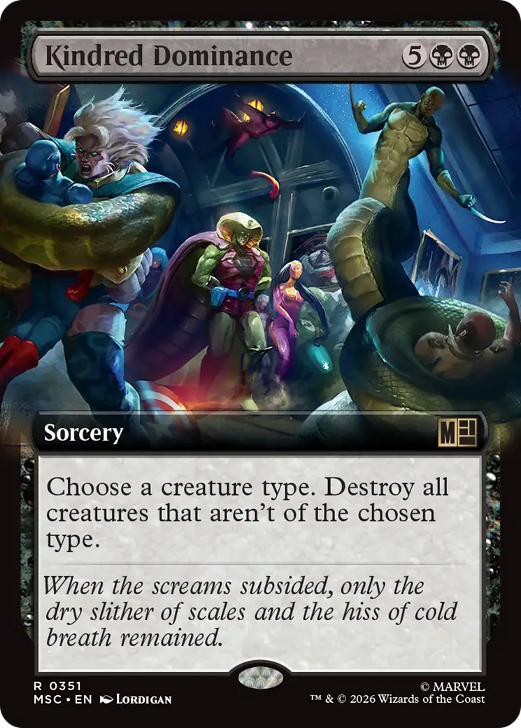 Kindred Dominance (Extended Art) [Marvel Super Heroes Commander] | Gate City Games LLC