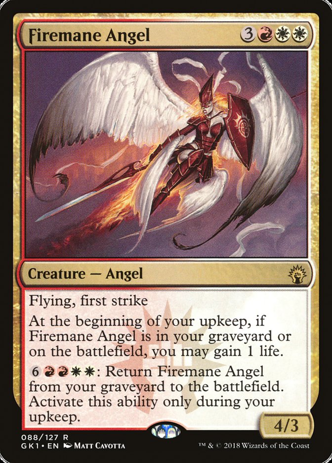 Firemane Angel [Guilds of Ravnica Guild Kit] | Gate City Games LLC