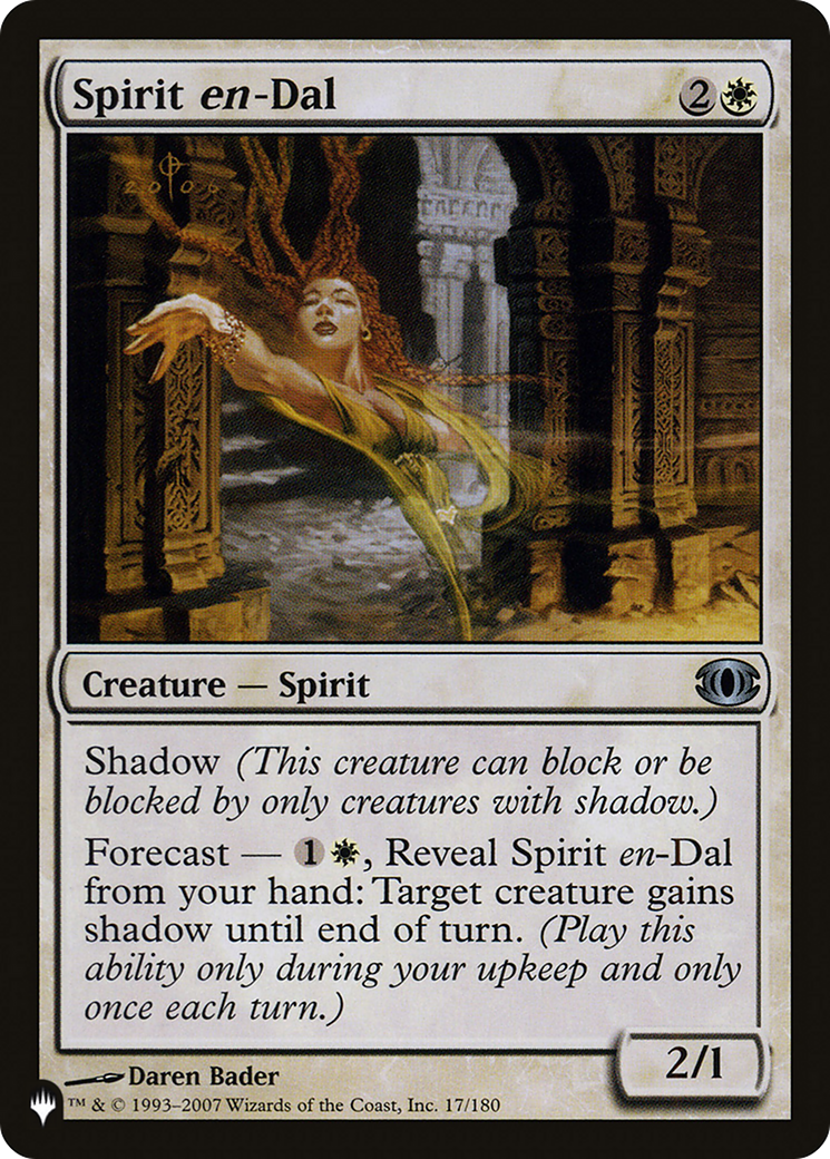 Spirit en-Dal [The List Reprints] | Gate City Games LLC