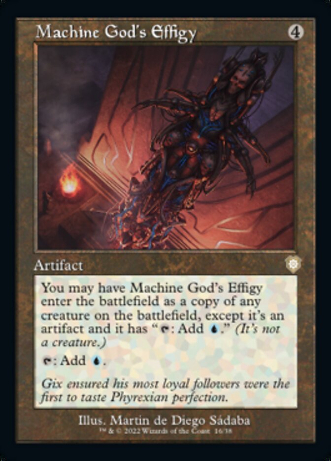 Machine God's Effigy (Retro) [The Brothers' War Commander] | Gate City Games LLC