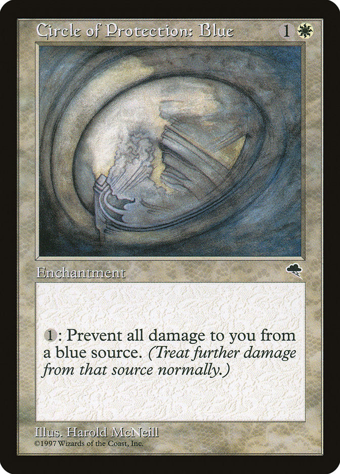 Circle of Protection: Blue [Tempest] | Gate City Games LLC