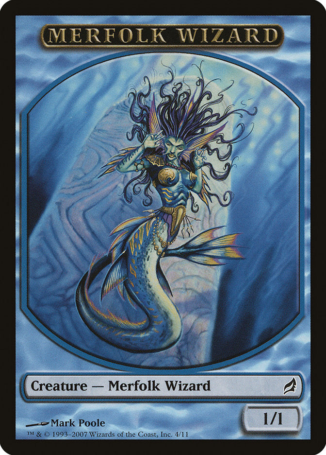 Merfolk Wizard Token [Lorwyn Tokens] | Gate City Games LLC