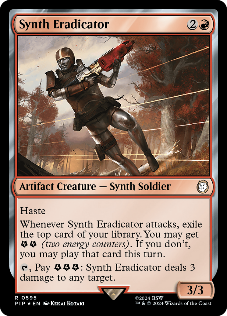 Synth Eradicator (Surge Foil) [Fallout] | Gate City Games LLC