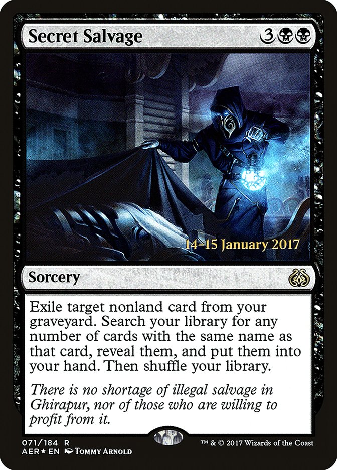 Secret Salvage [Aether Revolt Prerelease Promos] | Gate City Games LLC